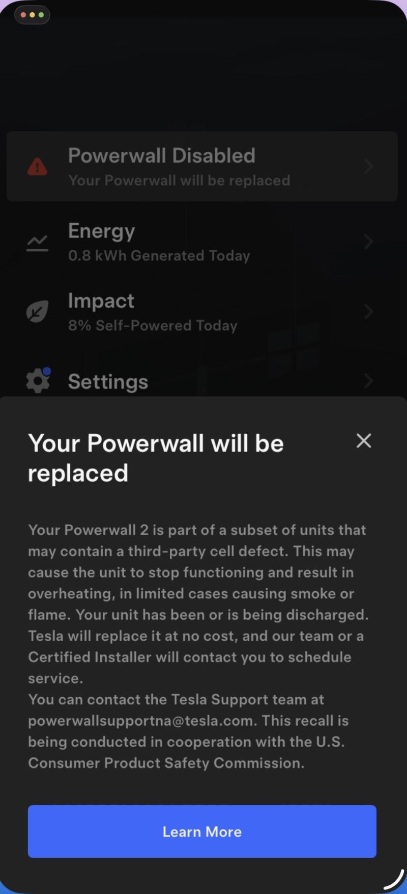 Tesla message