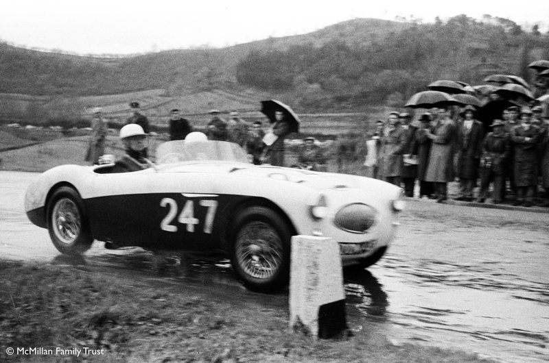 Car 247 Austin-Healy 100M driven by Tommy Wisdom/Walter E.Monaco
